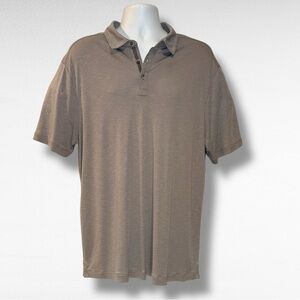 Tommy Bahama Men’s XL Gray Performance Polo | Tencel Blend | Soft Stretch